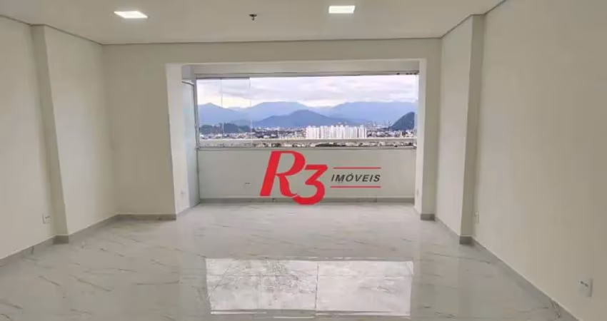 Sala para alugar, 45 m² por r$ 3.000,00/mês - centro - são vicente/sp
