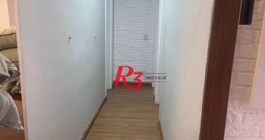 Apartamento com 2 dormitórios, 64 m² - venda por r$ 640.000,00 ou aluguel por r$ 4.530,00/mês - marapé - santos/sp