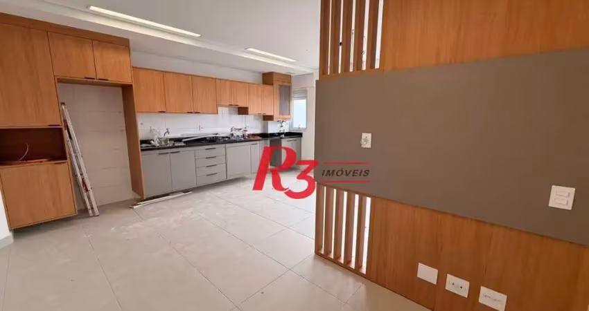 Apartamento com 2 dormitórios para alugar, 72 m² por r$ 4.495,48/mês - campo grande - santos/sp