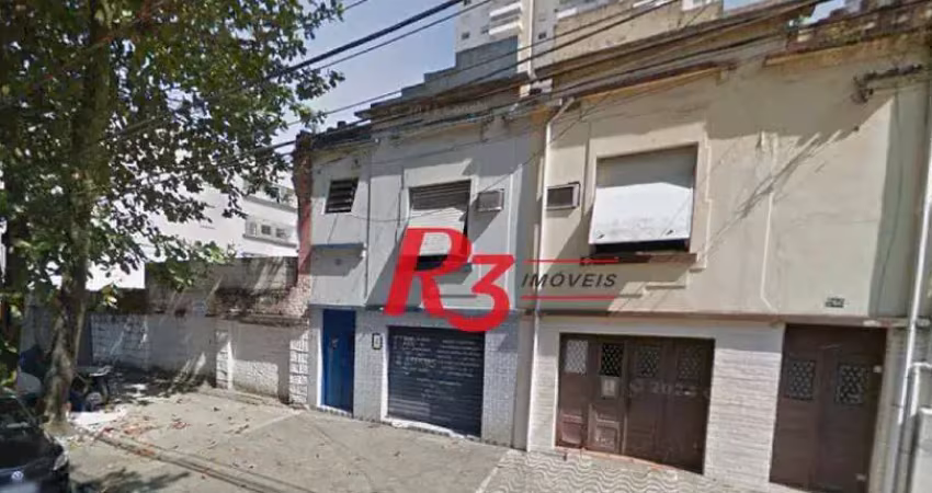 Terreno à venda, 200 m² por r$ 500.000,00 - vila mathias - santos/sp