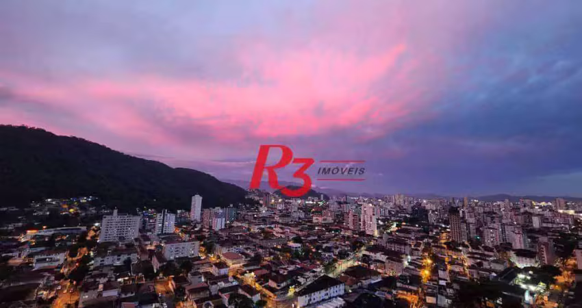 Apartamento com 2 dormitórios à venda, 62 m² por r$ 552.000,00 - marapé - santos/sp