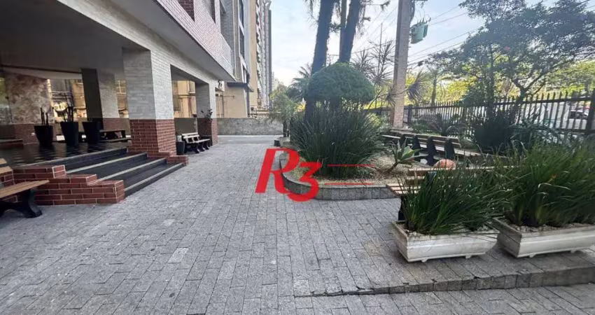 Apartamento com 2 dormitórios para alugar, 65 m² por r$ 4.500,01/mês - boqueirão - santos/sp