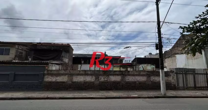 Terreno à venda, 327 m² por r$ 2.250.000,00 - macuco - santos/sp