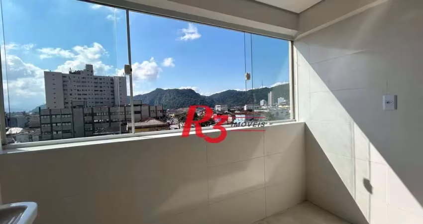 Apartamento com 2 dormitórios à venda, 73 m² por r$ 300.000,00 - vila cascatinha - são vicente/sp