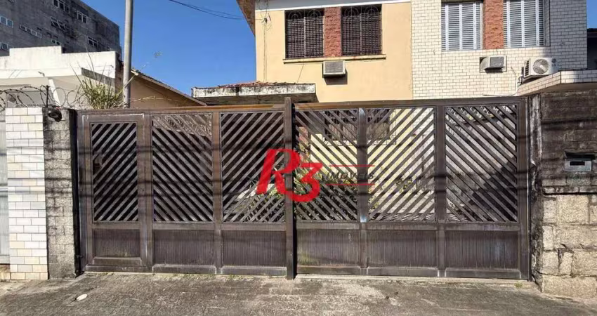 Terreno à venda, 320 m² por r$ 1.200.000,00 - vila belmiro - santos/sp