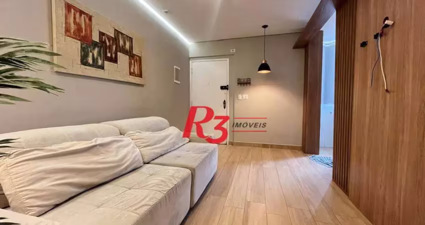 Apartamento à venda, 55 m² por r$ 479.000,00 - pompéia - santos/sp