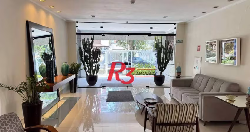 Apartamento com 4 dormitórios à venda, 151 m² por r$ 1.194.900,00 - boqueirão - santos/sp
