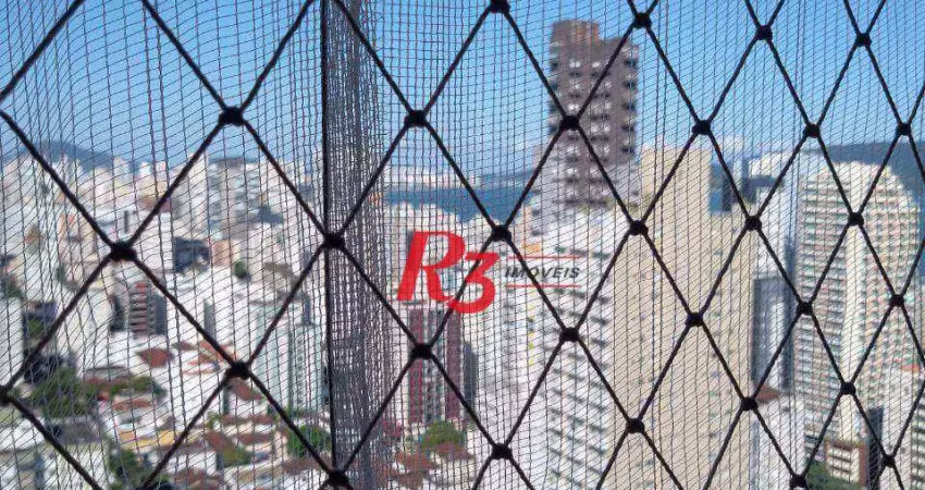 Apartamento com 3 dormitórios à venda, 87 m² por r$ 1.300.000,00 - pompéia - santos/sp