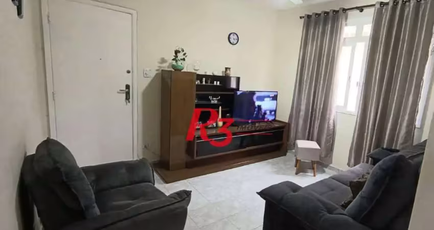 Apartamento com 2 dormitórios à venda, 70 m² por r$ 355.000,00 - estuário - santos/sp