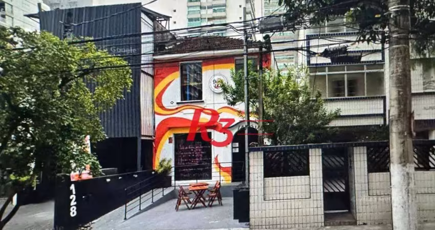 Sobrado para alugar, 189 m² por r$ 12.890,00/mês - gonzaga - santos/sp