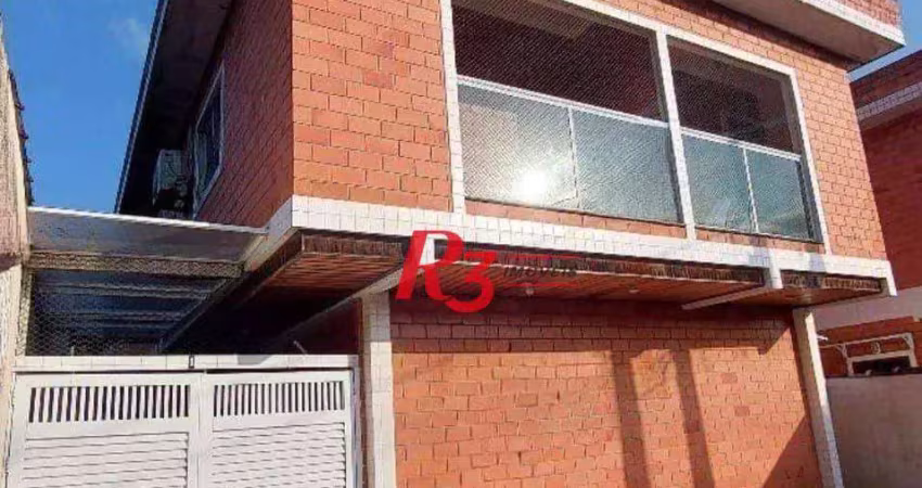 Sobrado com 2 dormitórios à venda, 78 m² por r$ 300.000,00 - japuí - são vicente/sp