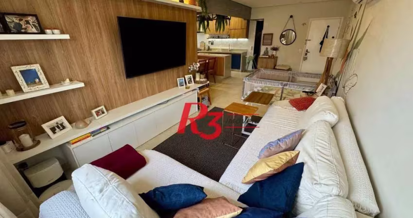 Apartamento com 2 dormitórios à venda, 88 m² por r$ 690.000,00 - vila belmiro - santos/sp