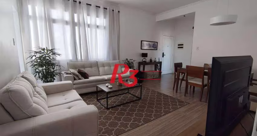 Apartamento com 3 dormitórios à venda, 102 m² por r$ 930.000,00 - gonzaga - santos/sp