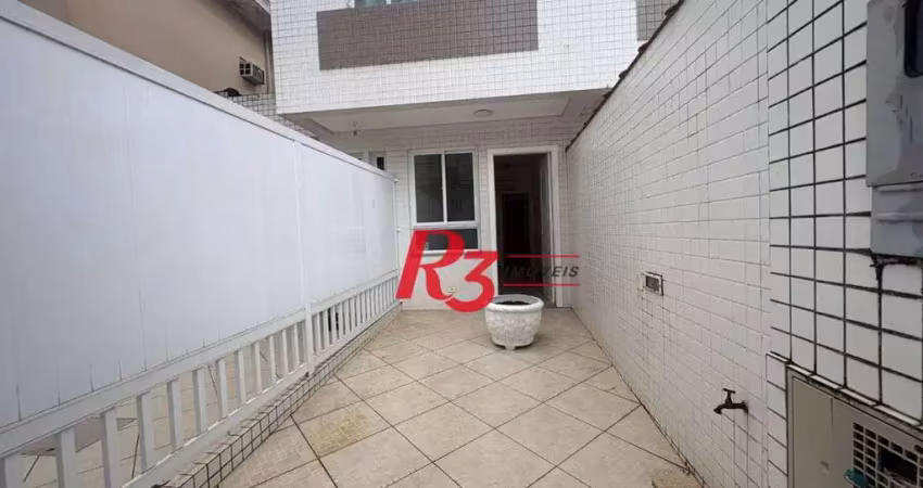 Casa com 2 dormitórios para alugar, 100 m² por r$ 3.700,00/mês - aparecida - santos/sp