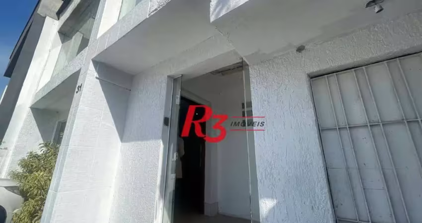 Sobrado com 4 dormitórios para alugar, 130 m² por r$ 8.000,00/mês - gonzaga - santos/sp