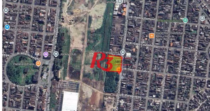 Terreno, 5000 m² - venda por r$ 7.500.000,00 ou aluguel por r$ 51.946,56/mês - parque são vicente - são vicente/sp