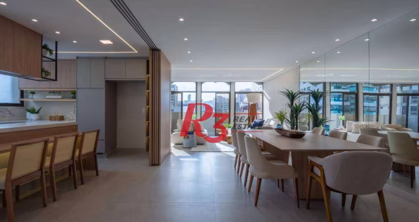 Apartamento à venda, 270 m² por R$ 3.050.000,00 - Boqueirão - Santos/SP