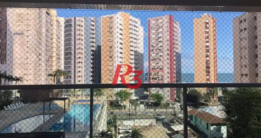 Apartamento com 3 dormitórios, 132 m² - venda por r$ 1.430.000,00 ou aluguel por r$ 7.000,00/mês - josé menino - santos/sp