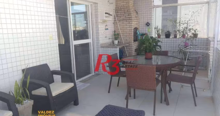Cobertura à venda, 169 m² por R$ 1.450.000,00 - Boqueirão - Santos/SP