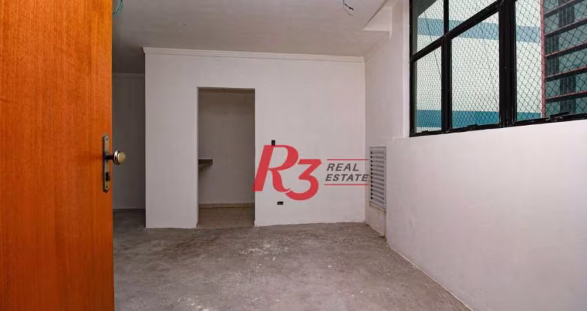 Sala para alugar, 90 m²  - Centro - Santos/SP