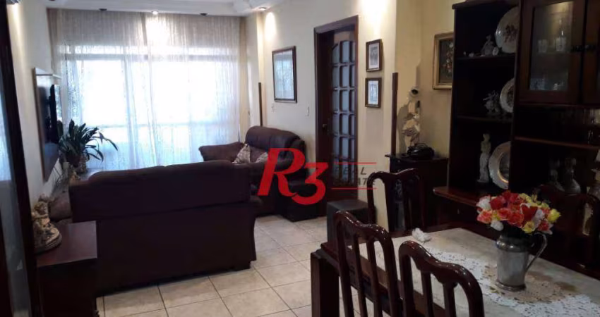 Apartamento com 2 dormitórios à venda, 100 m² - Campo Grande - Santos/SP