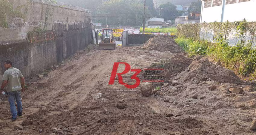 Terreno à venda, 855 m² - Morro de Nova Cintra - Santos/SP