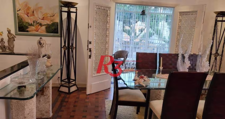 Casa com 4 dormitórios à venda, 480 m² - Gonzaga - Santos/SP