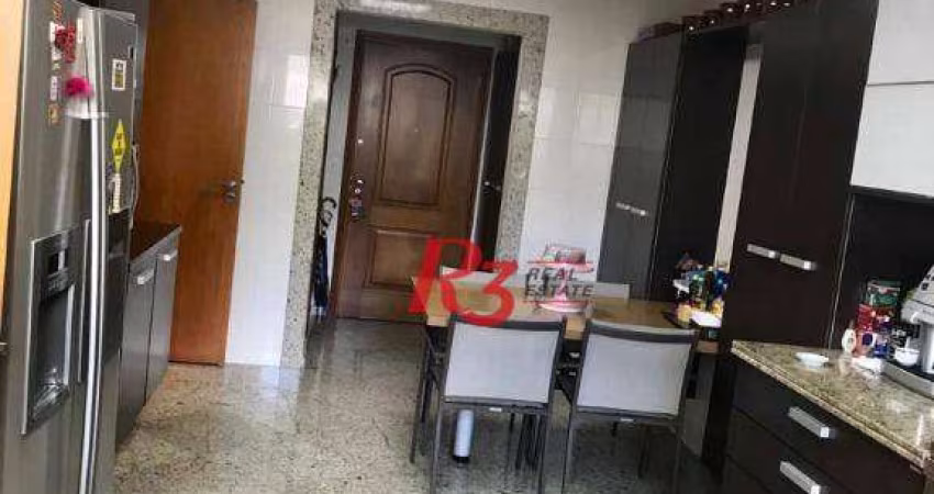 Apartamento Garden com 4 dormitórios à venda, 330 m² por R$ 3.200.000,00 - Aparecida - Santos/SP