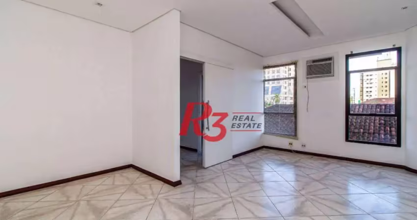 Sala, 86 m² - venda por r$ 477.000,00 ou aluguel por r$ 5.032,00/mês - vila matias - santos/sp