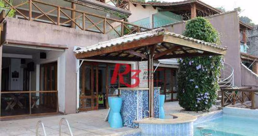 Casa com 6 dormitórios à venda, 520 m² - Parque Prainha - São Vicente/SP