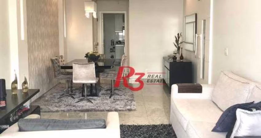 Apartamento com 2 dormitórios à venda, 114 m² por R$ 1.330.000,00 - Pompéia - Santos/SP