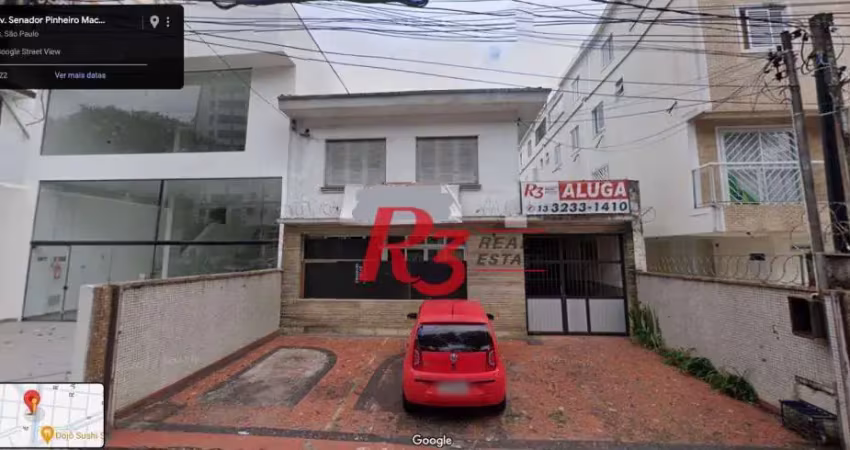 Casa com 6 dormitórios, 500 m² - venda por r$ 6.000.000,00 ou aluguel por r$ 25.000,00/mês - marapé - santos/sp
