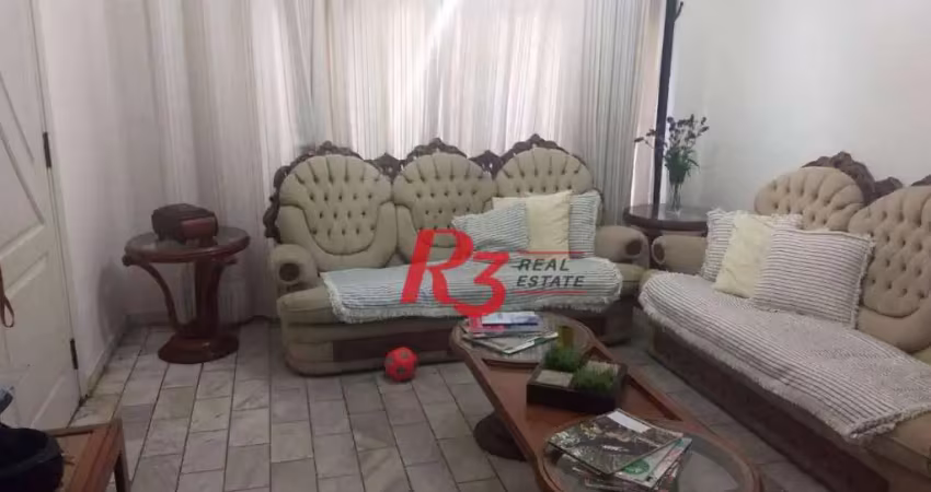 Sobrado com 3 dormitórios à venda, 250 m² - Campo Grande - Santos/SP