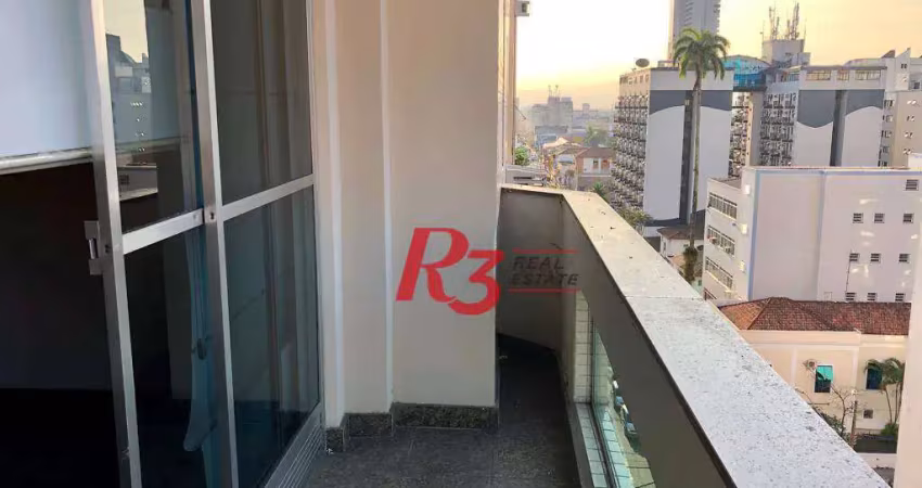 Apartamento com 3 dormitórios à venda, 128 m² por r$ 950.000,00 - centro - são vicente/sp