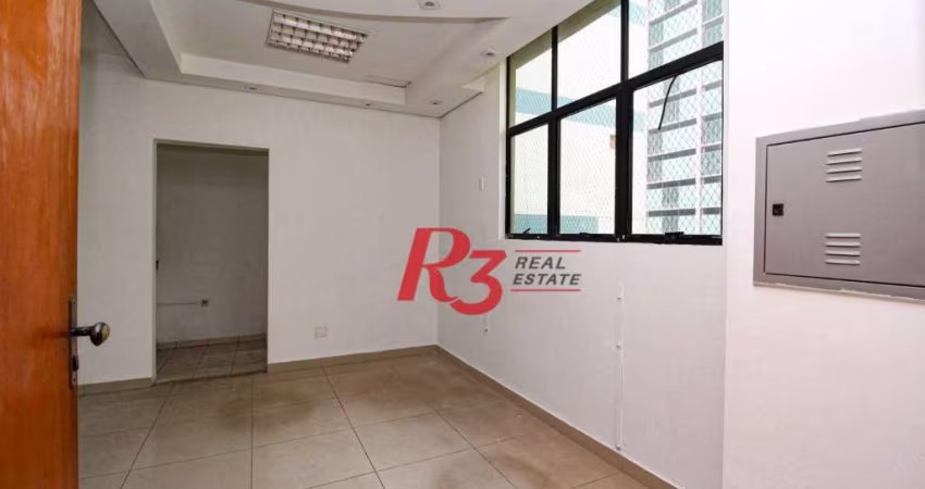 Sala comercial para locação, 90 m², Centro - Santos SP