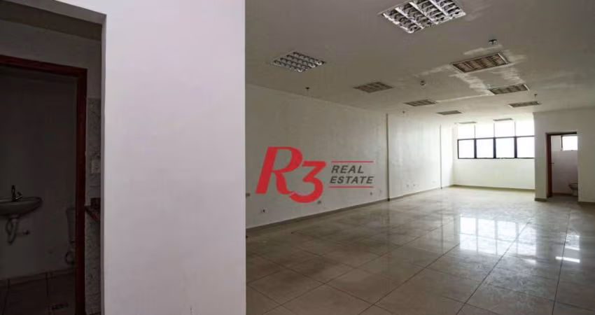 Sala para alugar, 75 m² - Centro - Santos/SP