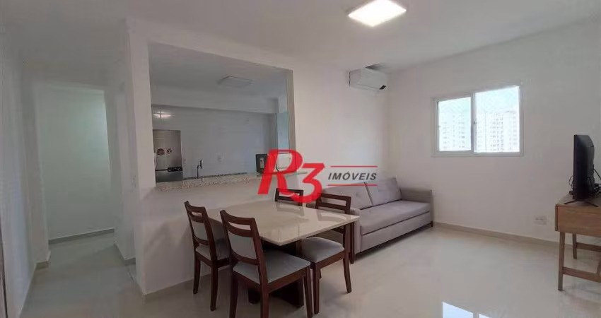 Apartamento com 2 dormitórios à venda, 69 m² por R$ 930.000,00 - Boqueirão - Santos/SP