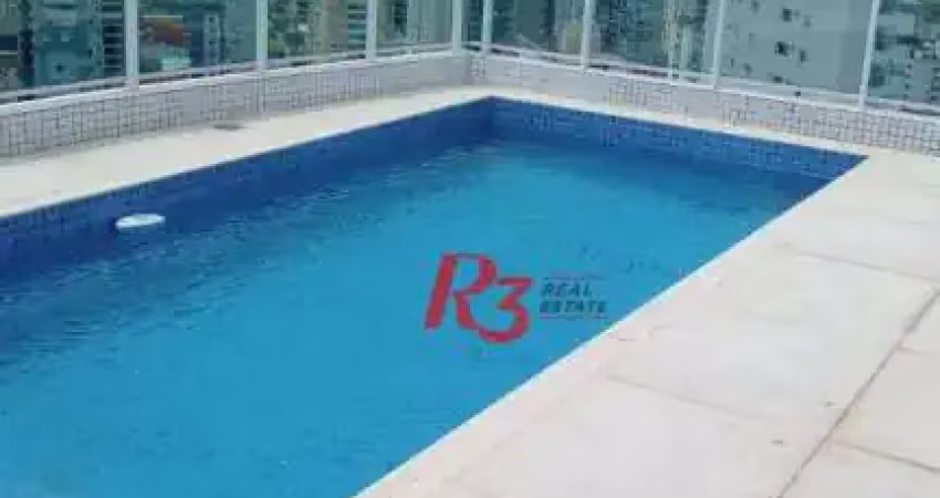 Cobertura com 3 dormitórios à venda, 289 m² por R$ 3.990.000,00 - Gonzaga - Santos/SP