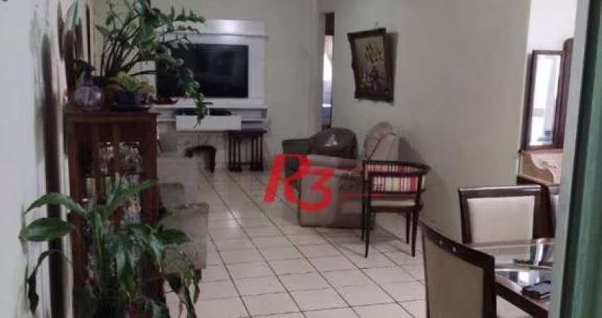 Apartamento com 3 dormitórios à venda, 102 m² por R$ 700.000,00 - Gonzaga - Santos/SP