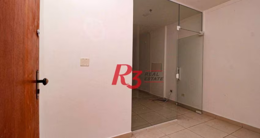Sala para alugar, 55 m² por R$ 3.000,00/mês - Centro - Santos/SP