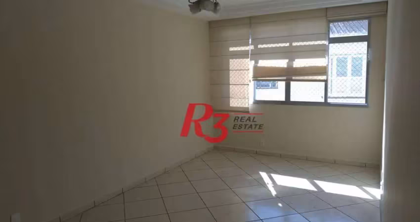 Apartamento com 2 dormitórios para alugar, 94 m² por r$ 3.980,01/mês - campo grande - santos/sp