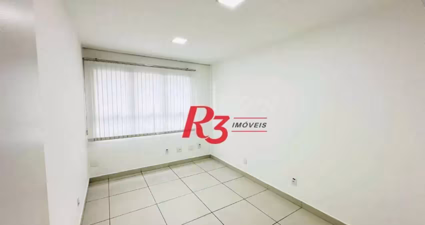 Conjunto para alugar, 80 m² por r$ 4.800,00/mês - macuco - santos/sp
