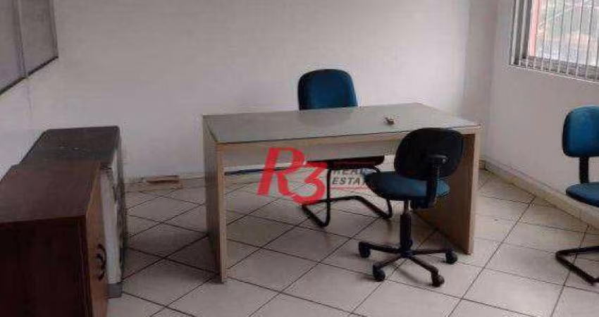 Conjunto para alugar, 210 m² por R$ 2.500,00/mês - Centro - Santos/SP