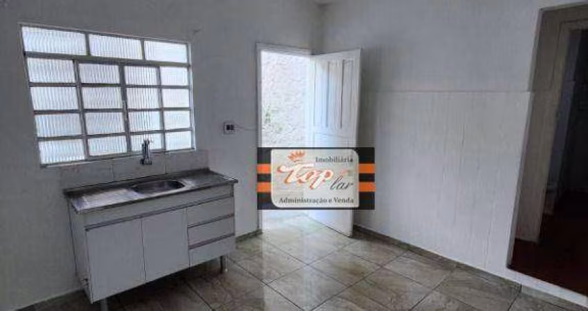 Casa com 1 dormitório para alugar, 40 m² por R$ 1.000,00/mês - Vila Zat - São Paulo/SP
