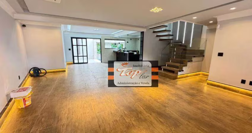 Sobrado de alto padrão com 3 suítes à venda, 220 m² por r$ 1.700.000 - vila barreto - são paulo/sp