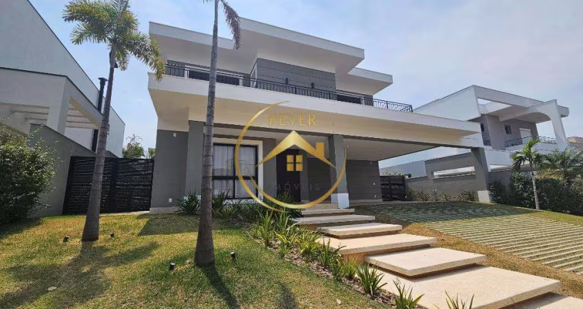 Sobrado à venda e para alugar em Campinas, Loteamento Mont Blanc Residence, com 4 suítes, com 453 m²