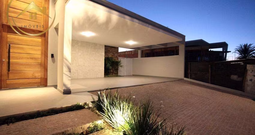 Casa à venda em Campinas, Loteamento Mont Blanc Residence, com 3 suítes, com 350 m²