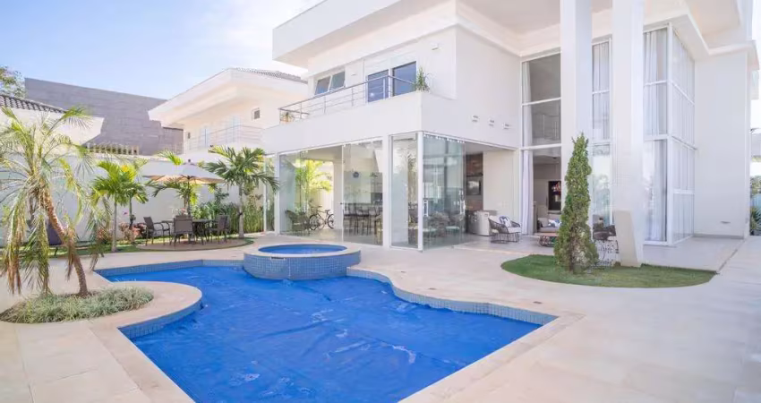 Sobrado à venda em campinas, loteamento mont blanc residence, com 4 suítes, com 430 m²