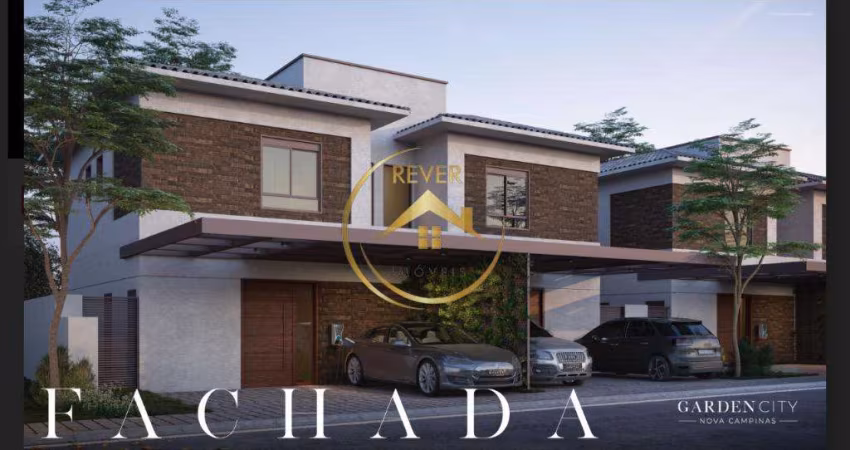 Casa à venda em Campinas, Parque Nova Campinas, com 3 suítes, com 147 m², Garden city