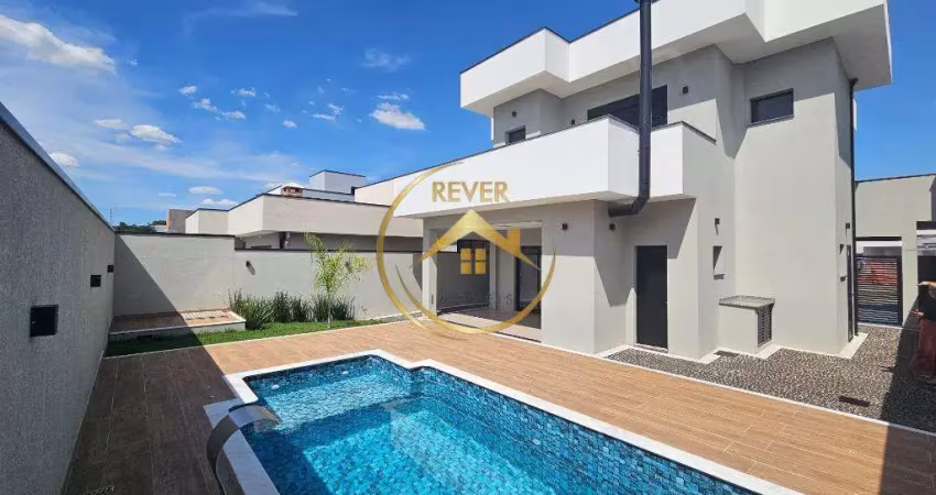 Sobrado à venda em paulínia, parque brasil 500, com 3 quartos, com 195 m²